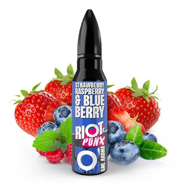 Riot Squad Punx Aroma -  Strawberry, Raspberry & Blueberry 5ml