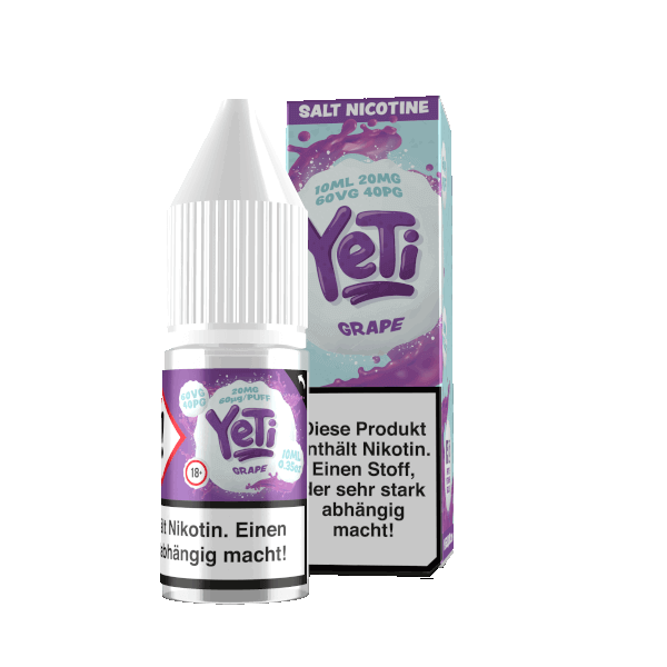 Yeti - Grape Nikotinsalz Liquid