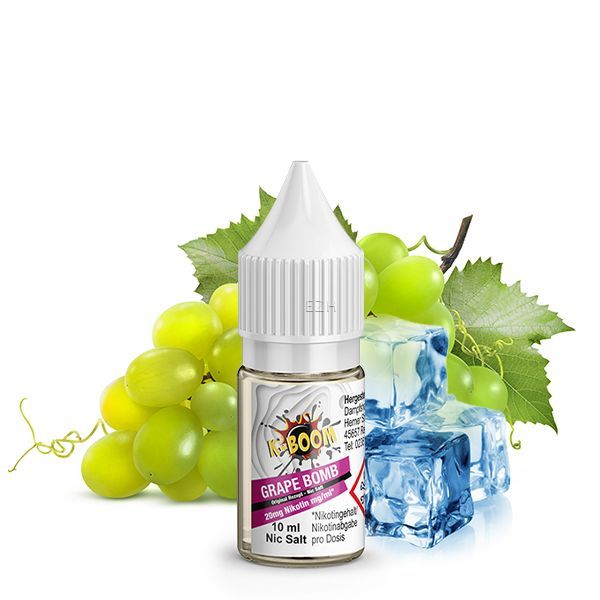 K-Boom Nikotinsalz Liquid - Grape Bomb - 20mg - 10ml