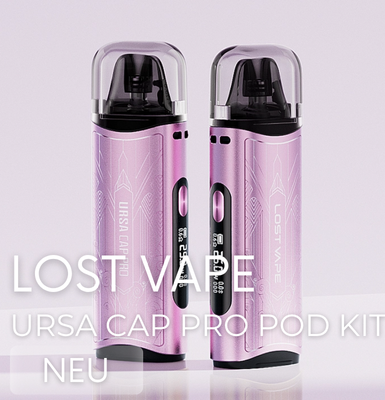 Lost, Vape, Ursa, Pro, Pod, Kit, nachfühlbar, wiederauffüllbar, klein, handlich, praktisch kompakt