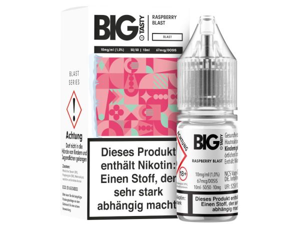 Big Tasty Nikotinsalz Liquid - Raspberry Blast