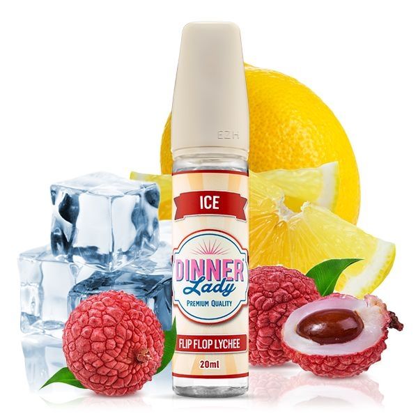 1X Dinner Lady Ice Aroma - Flip Flop Lychee 20ml