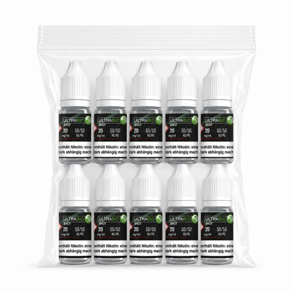 Ultrabio Nikotinshot / Nikotinbooster - Vorteilspack