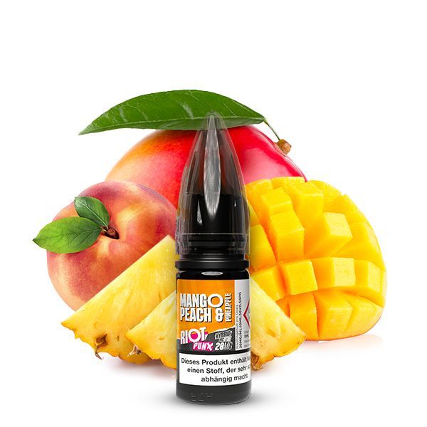 Riot Squad Punx Hybrid Nikotinsalz Liquid - Mango, Peach & Pineapple