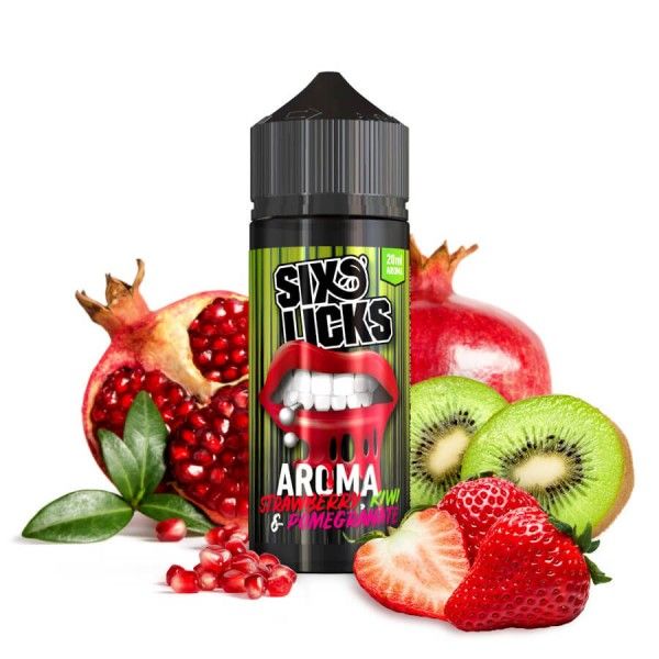 SIX LICKS - Strawberry, Kiwi & Pomegranate Aroma 20ml