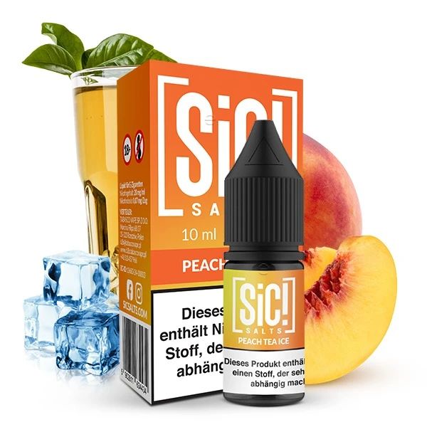 SIC! - Peach Tea Ice Nikotinsalz Liquid 10ml