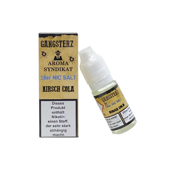 Aroma Syndikat Nikotinsalz Liquid - Gangsterz - Kirsch Cola