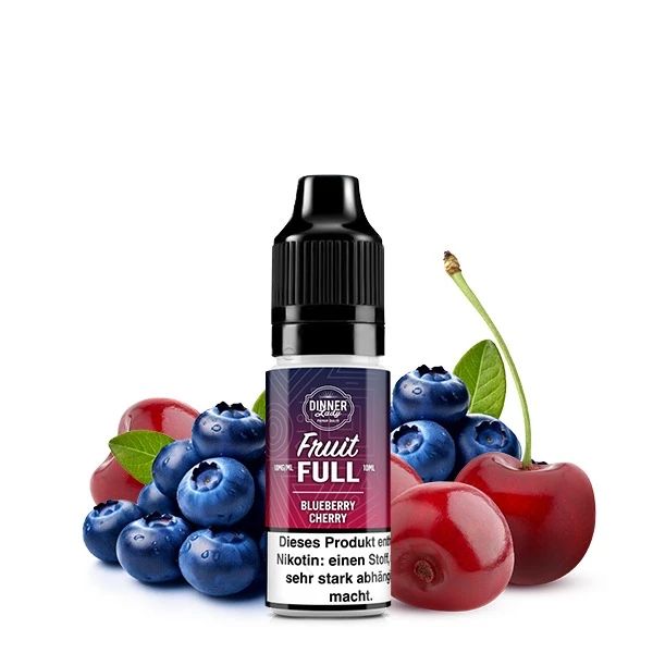 Dinner Lady - Fruit Full Blueberry Cherry Nikotinsalz Liquid
