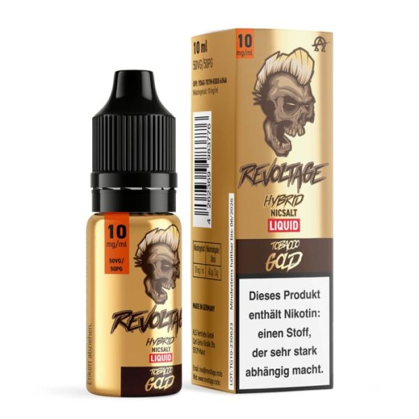 Revoltage Hybrid Nikotinsalz Liquid - Tobacco Gold