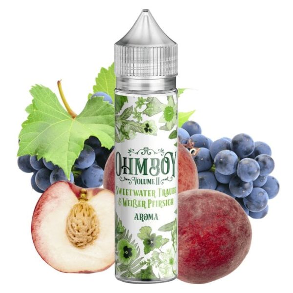 Ohmboy Aroma - Sweetwater Traube & Weißer Pfirsich 15ml