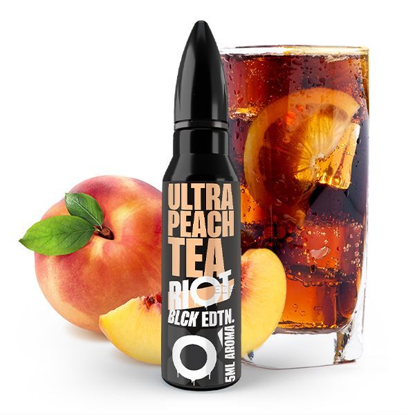 Riot Squad Aroma - BLCK Edition - Ultra Peach Tea 5ml