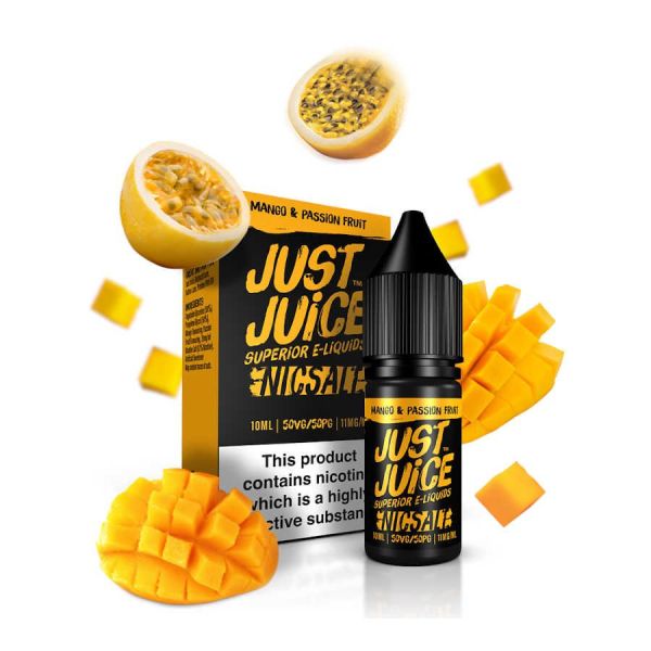 Just Juice Nikotinsalz Liquid - Mango & Passion Fruit