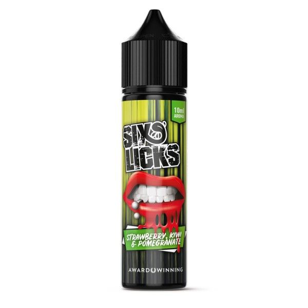 SIX LICKS Aroma - Strawberry, Kiwi & Pomegranate 10ml