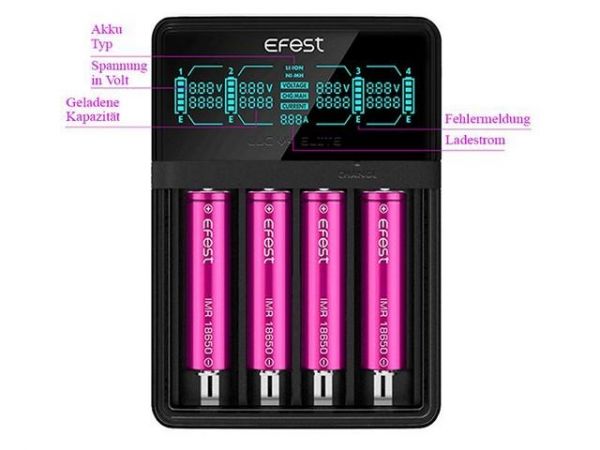 Efest LUC V4 Elite Ladegerät