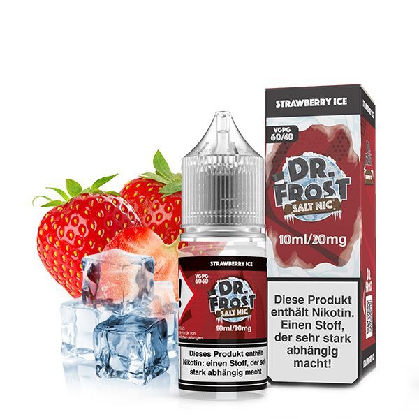 Dr. Frost Nikotinsalz Liquid - Strawberry