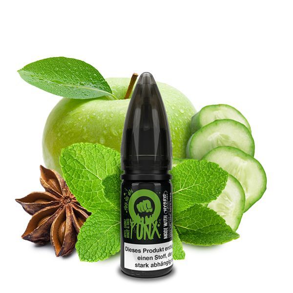 Riot Squad Punx Nikotinsalz Liquid - Apfel, Gurke, Minze & Anis