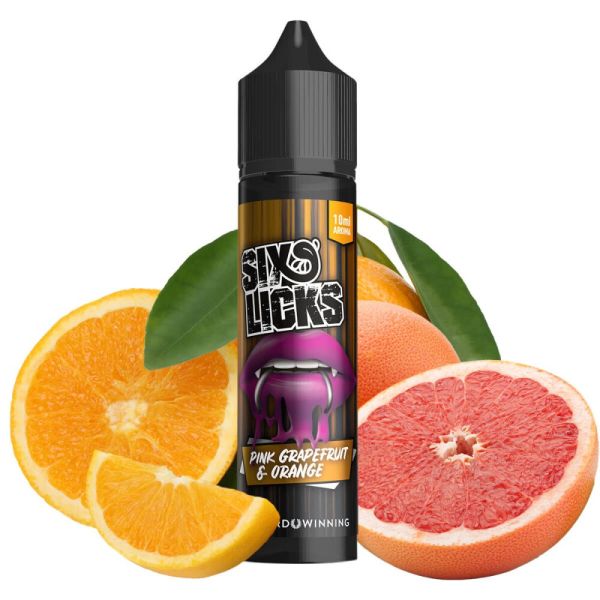 Six Licks Aroma - Pink Grapefruit & Orange 10ml