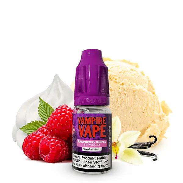 Vampire Vape - Dessert Raspberry Ripple Ice Liquid