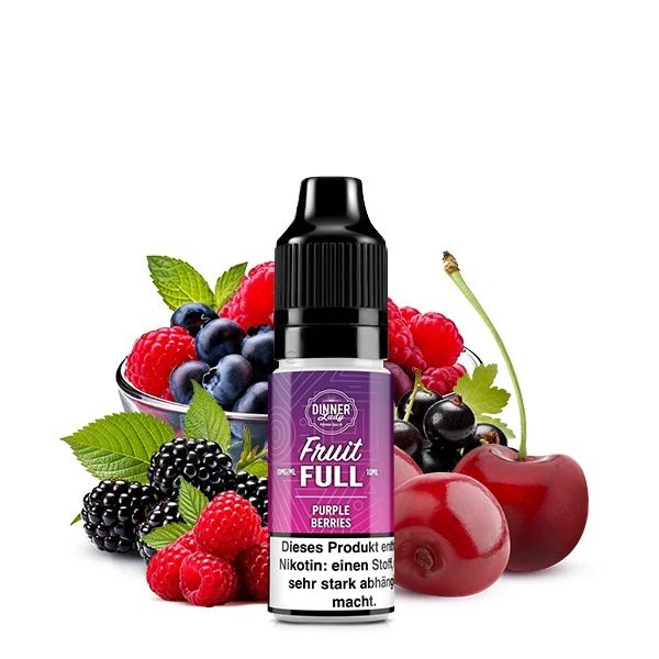 Dinner Lady - Fruit Full Purple Berries Nikotinsalz Liquid