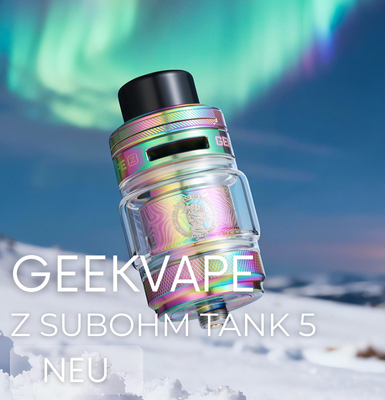 GeekVape Z Zeus Subohm Tank 5, GeekVape Zeus Subohm Tank, Subohm Tank, Subohm Verdampfer, DTL Verdampfer, DTL Subohm Tank, GeekVape Verdampfer, auslaufsicherer Subohm Tank, Top Airflow Subohm Tank, Top Fill Subohm Tank, Push to Fill Subohm Tank, Z XM Coil