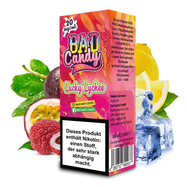 Bad Candy - Lucky Lychee Nikotinsalz Liquid