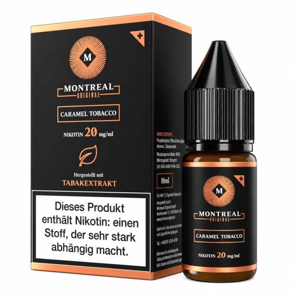Montreal - Caramel Tobacco Nikotinsalz Liquid