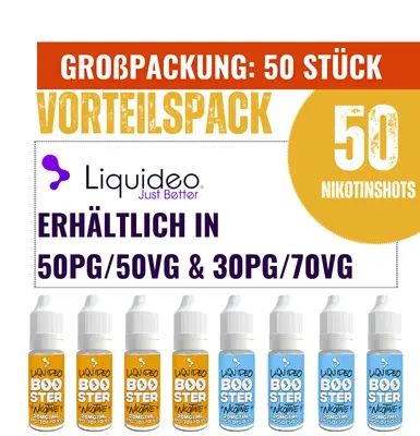 Liquideo Nikotinshot / Nikotinbooster - Großpackung