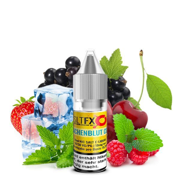 Crazy Flavour | SLTFX Nikotinsalz Liquid - Drachenblut Cool - 10ml - 18mg