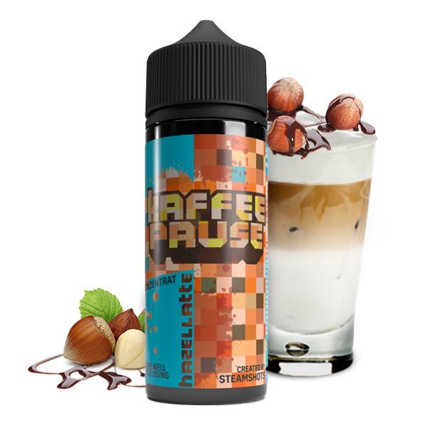 Steamshots - Kaffeepause Aroma - Hazellatte - 10ml