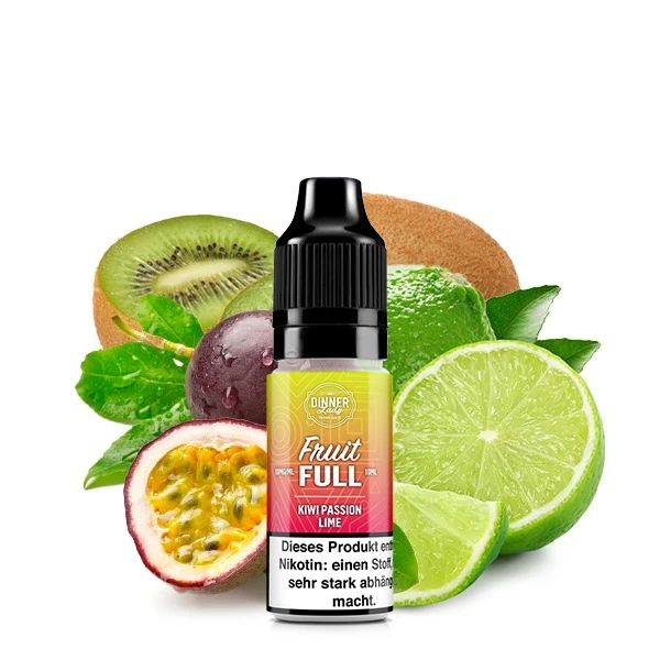 Dinner Lady - Fruit Full Kiwi Passion Lime Nikotinsalz Liquid