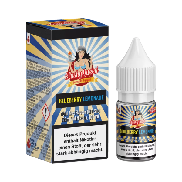 Slushy Queen - Blueberry Lemonade Max Flavour Shot 10ml 20mg/ml